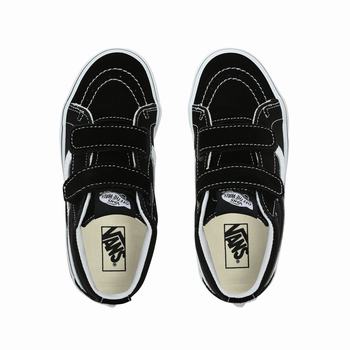 Detske Kotnikove Tenisky Vans Sk8-Mid Reissue V (8-14+ years) Čierne VA93RCGHP